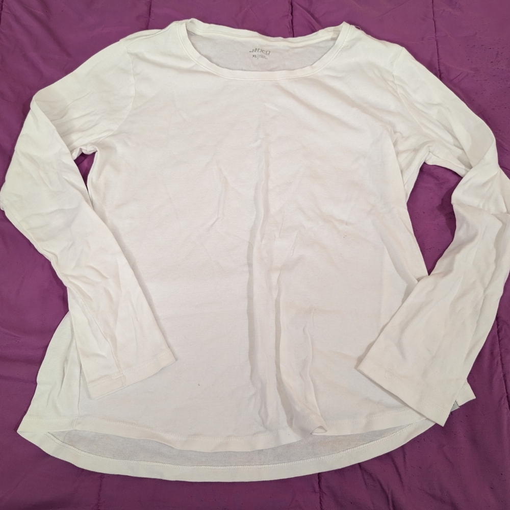 BCG Classic White Long Sleeve Tee